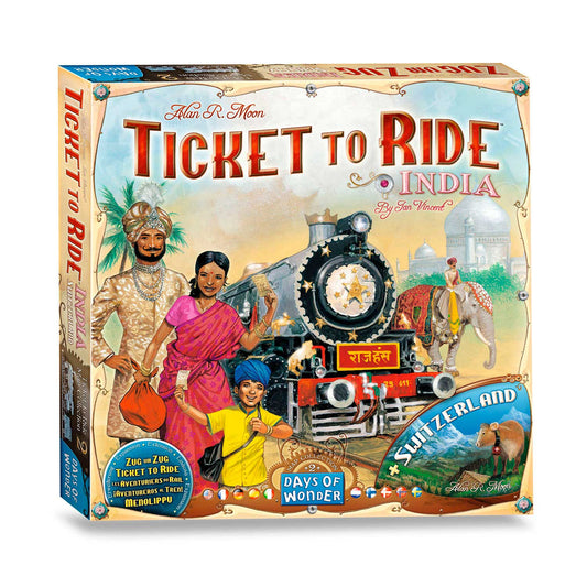 TICKET TO RIDE | MAP COLLECTION - INDIA AND SWITZERLAND