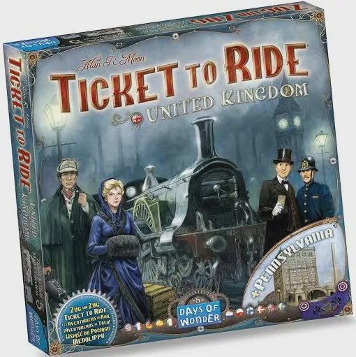 TICKET TO RIDE | MAP COLLECTION - UNITED KINGDOM AND PENNSYLVANIA