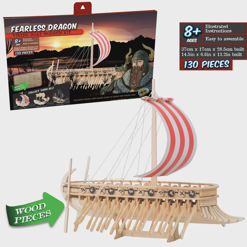 TIMBER BOAT STARTER PACK VIKING BOAT