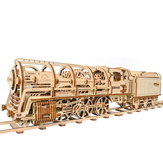 UGEARS | STEAM LOCOMOTIVE WITH TENDER