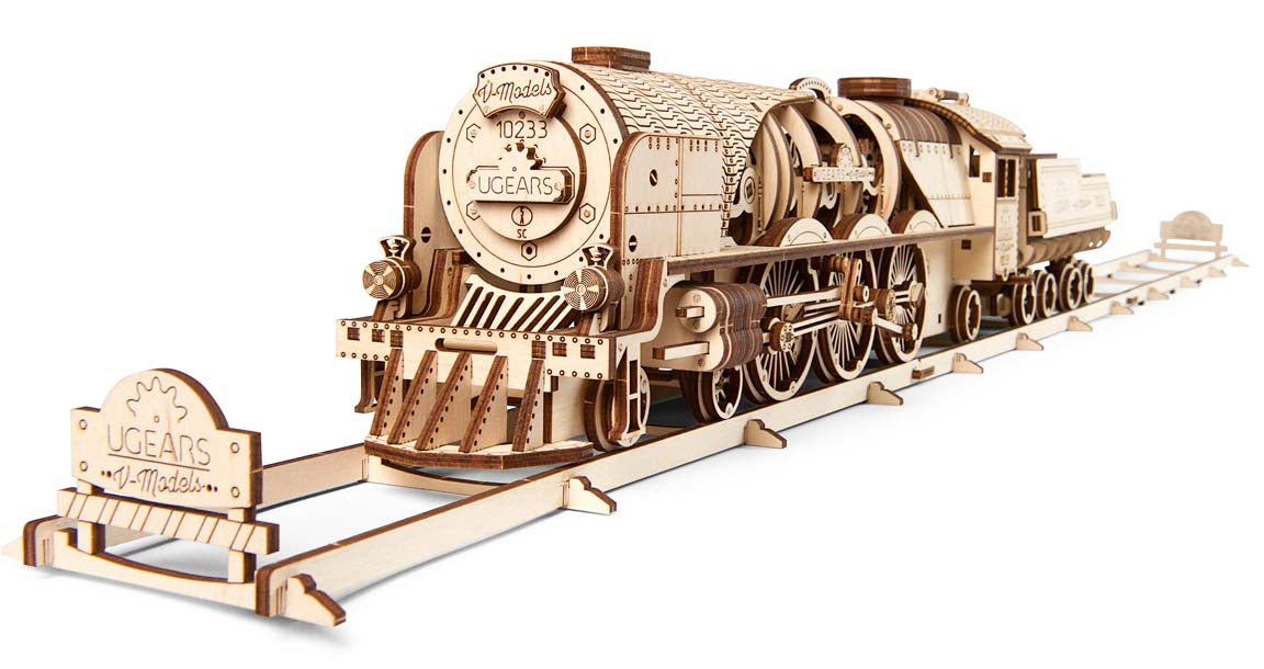 UGEARS | V-EXPRESS STEAM TRAIN WITH TENDER