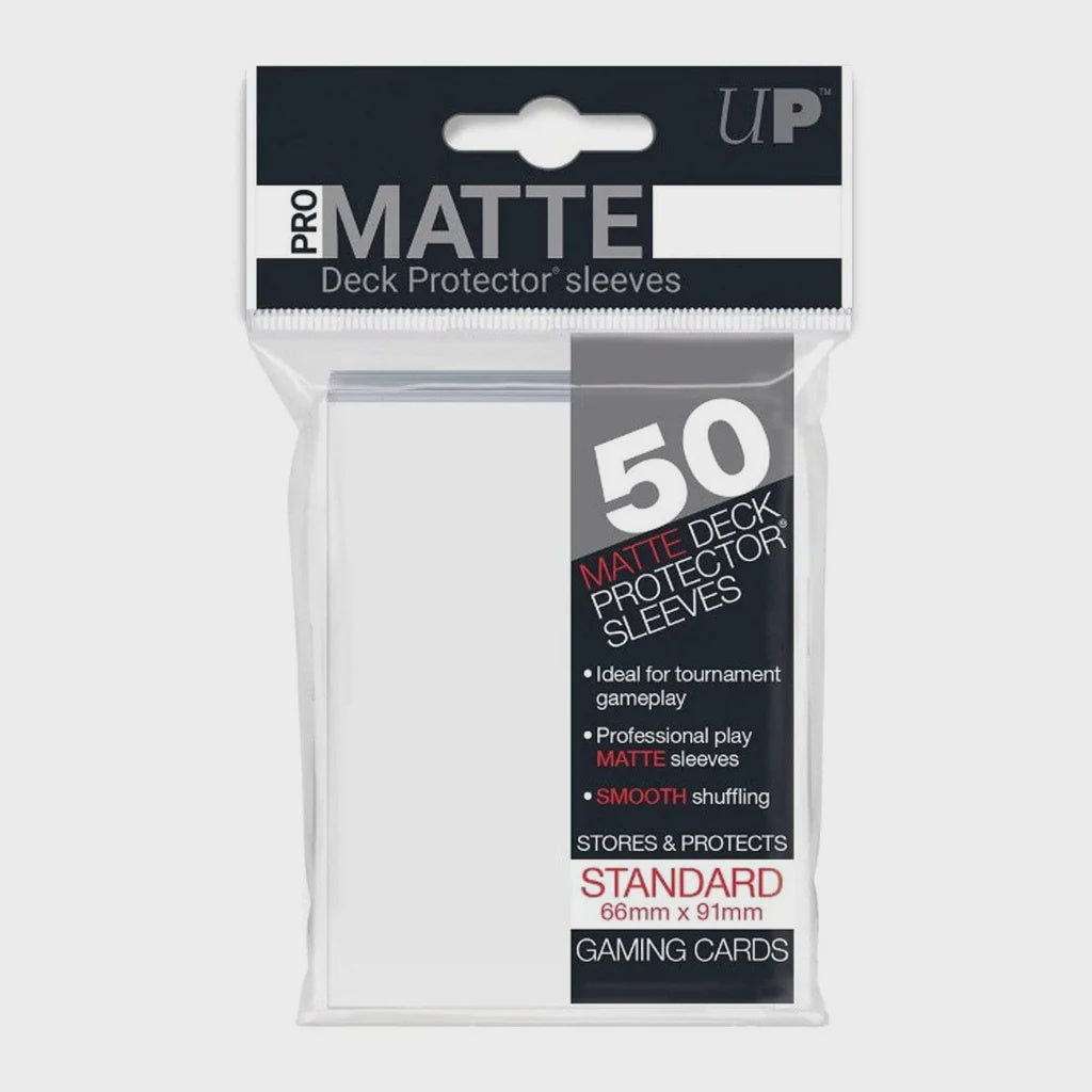 ULTRAPRO CARD SLEEVES | MATTE STANDARD WHITE