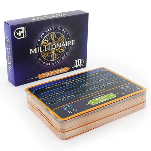 WHO WANTS TO BE A MILLIONAIRE CARD GAME