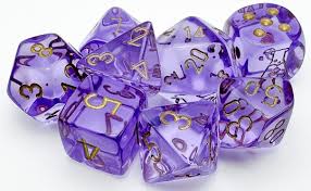 CHESSEX LAB DICE 8 SET