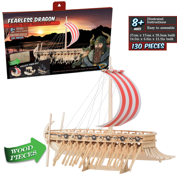 TIMBER BOAT STARTER PACK: VIKING BOAT